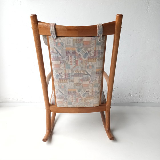 Image 1 of Vintage teak schommelstoel Jacob Kjaer