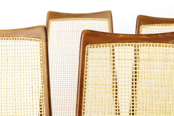 Image 1 of Set van 4 eetkamerstoelen jaren 60 van Wilhelm Benz GmbH, Duitsland