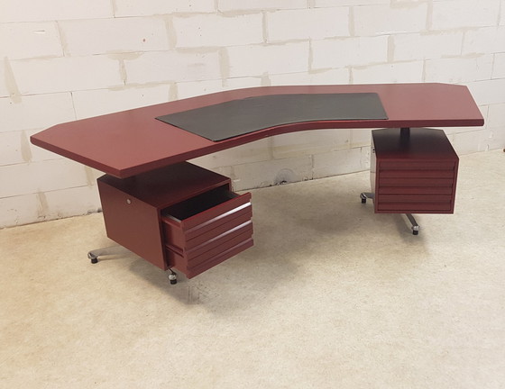 Image 1 of Tecno Osvaldo Borsani T96 boomerang desk