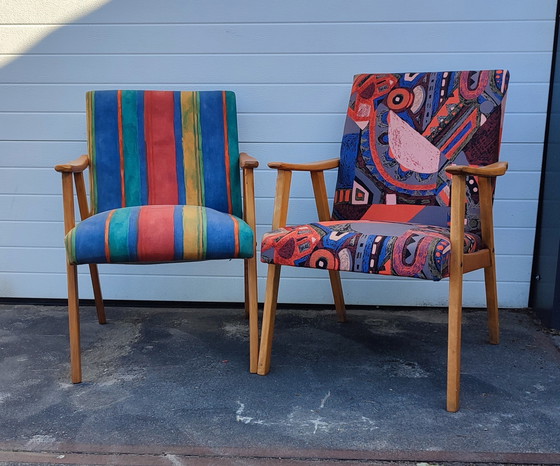 Image 1 of 2x  vintage stoelen