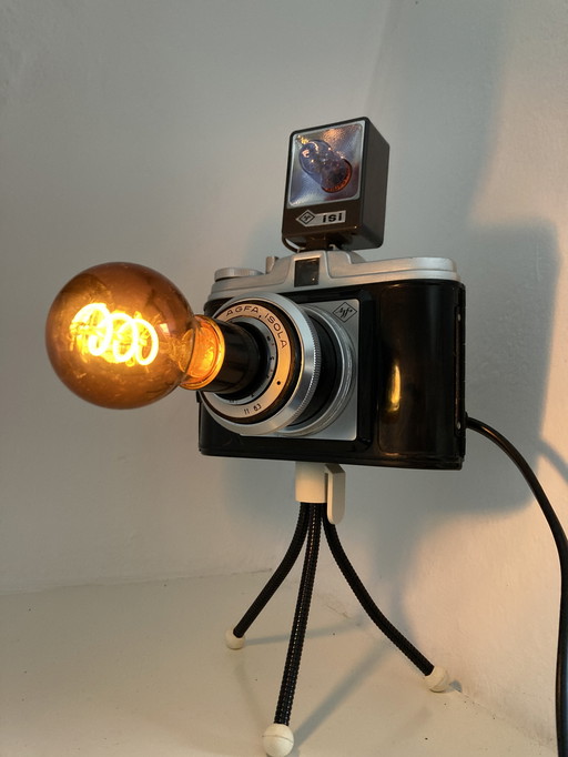 Retro camera lamp