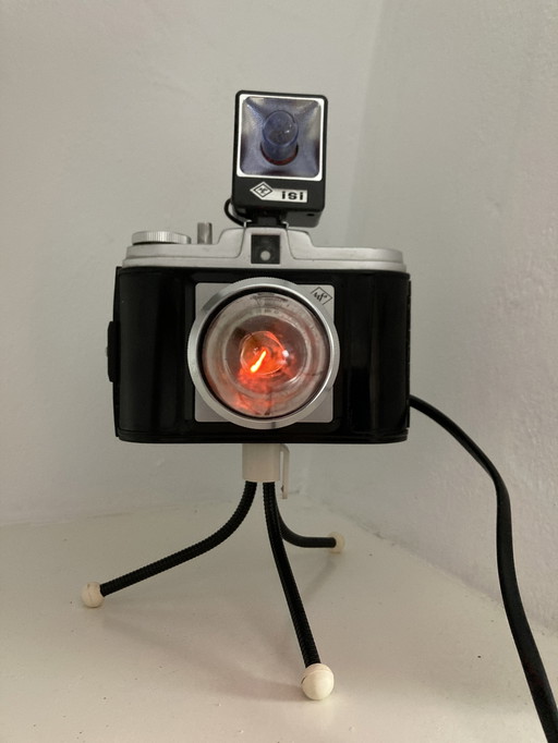 Retro camera lamp