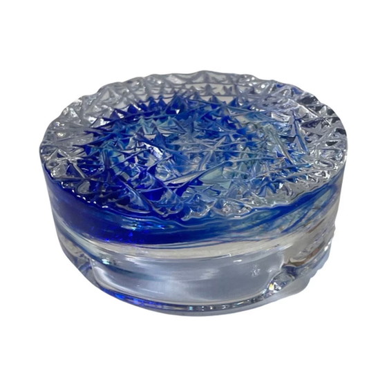 Image 1 of Kristalunie Maastricht - Asbak - Inclusief origineel label en doos - Ongebruikt vintage - Nederlands glas