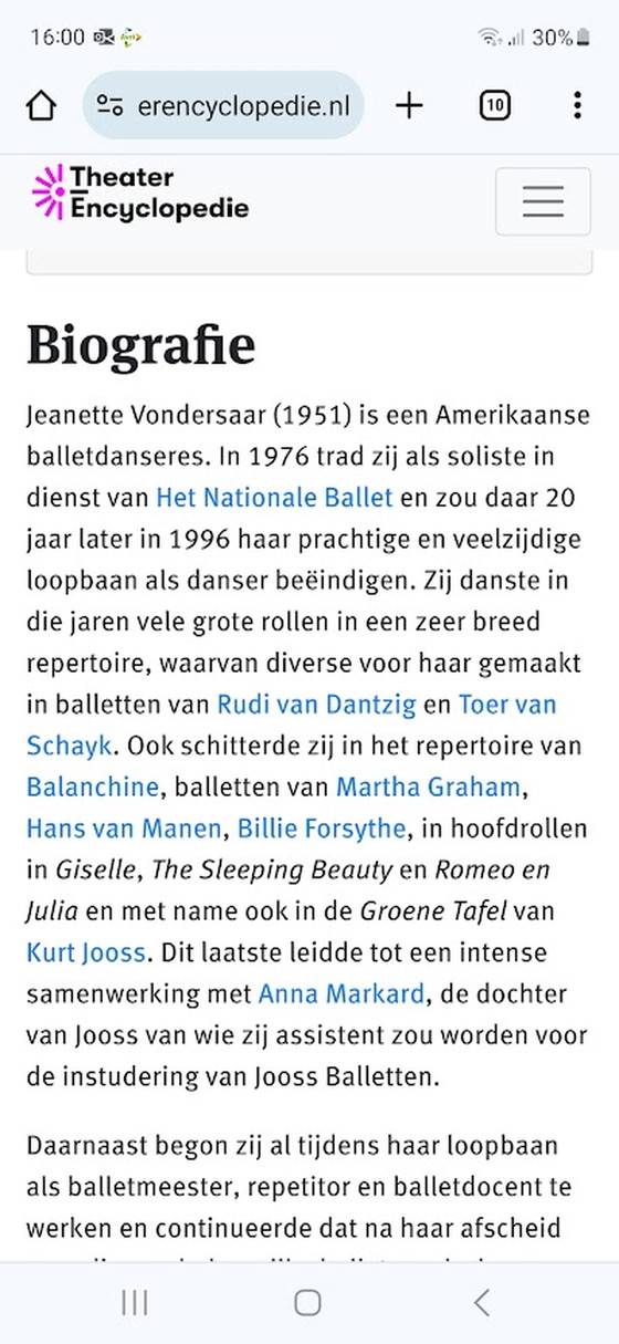 Image 1 of Het Nationale Ballet 1993 poster