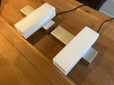 2x Philips moderne design wandlampen