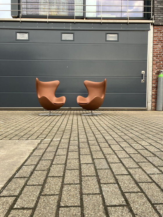 Image 1 of 2x Fritz Hansen Egg Chair