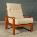 Set vintage loungefauteuils – Danish design – jaren 70