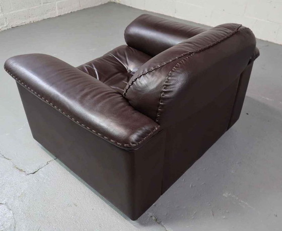 Image 1 of Pair of De Sede DS-101 leather lounge chairs