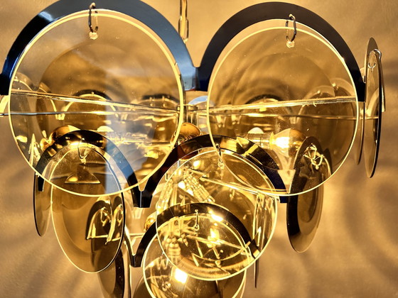 Image 1 of Vintage Vistosi kroonluchter