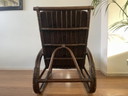 Vintage bamboe lounge fauteuil