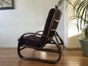 Vintage bamboe lounge fauteuil