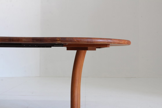 Image 1 of Vintage ronde deense eettafel massief teak