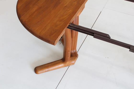 Image 1 of Vintage ronde deense eettafel massief teak