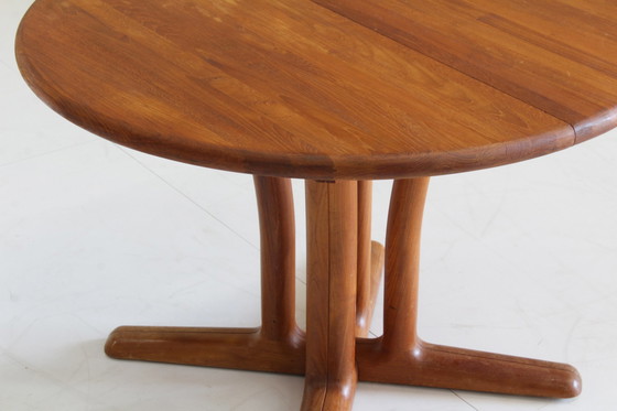 Image 1 of Vintage ronde deense eettafel massief teak