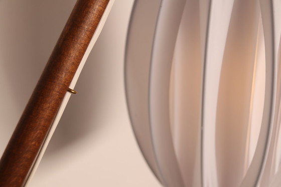 Image 1 of Vloerlamp 'Fishing Pole' van Svend Aage Holm Sorensen voor Sorensen & Co - Denemarken - jaren 50