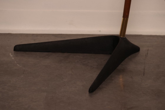 Image 1 of Vloerlamp 'Fishing Pole' van Svend Aage Holm Sorensen voor Sorensen & Co - Denemarken - jaren 50