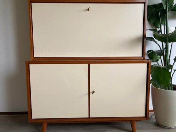 Image 1 of Retro vintage mid-century secretaire