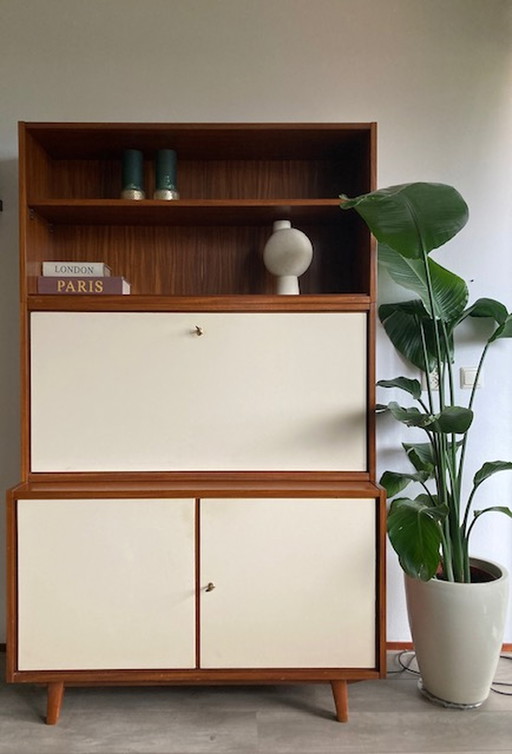 Retro vintage mid-century secretaire