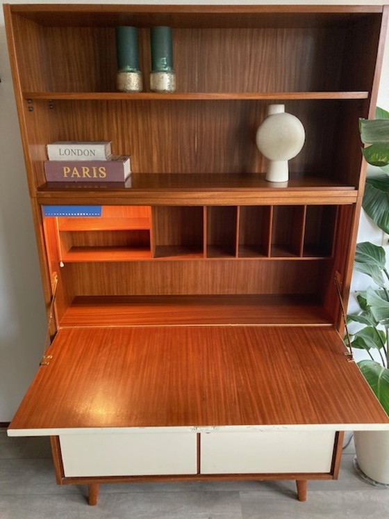Image 1 of Retro vintage mid-century secretaire