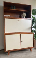 Retro vintage mid-century secretaire