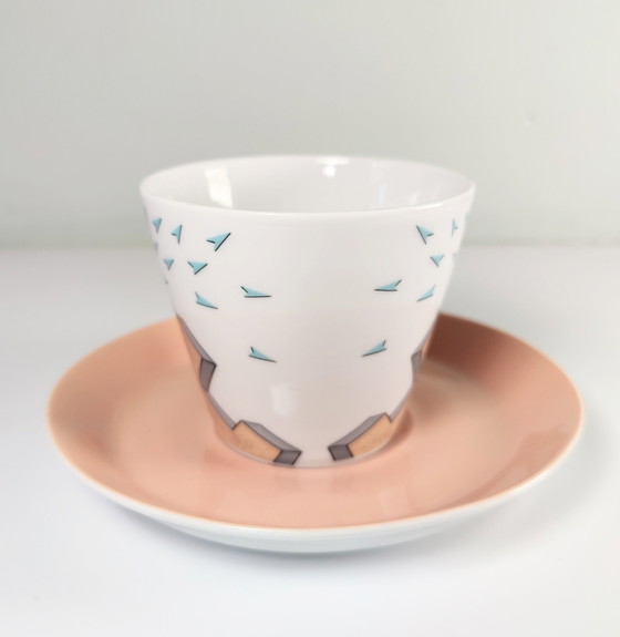 Image 1 of 2x Vintage kop en schotel