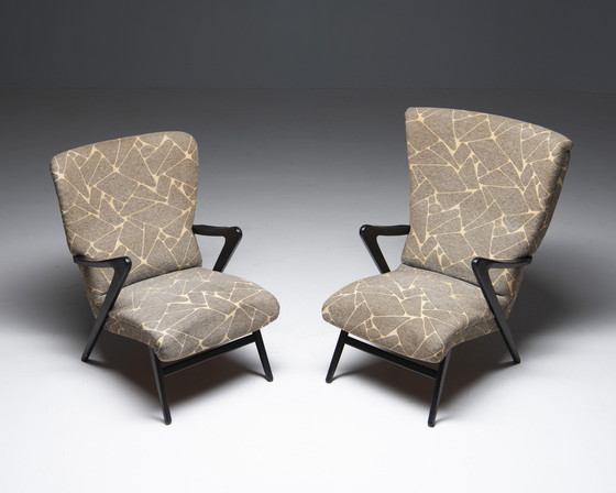 Image 1 of 2x vintage Wingback Chairs