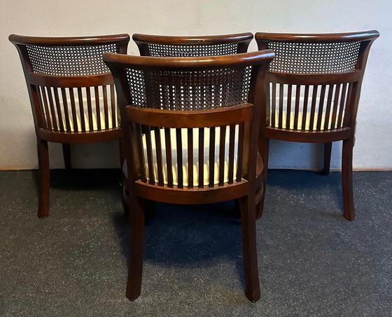 Image 1 of 4 x German vintage Kolonie style stoel 