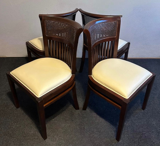 Image 1 of 4 x German vintage Kolonie style stoel 