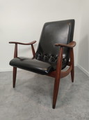 Vintage Webe fauteuil door Louis van Teeffelen