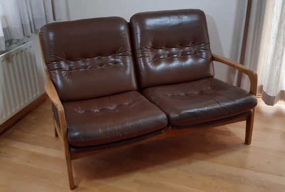 Image 1 of Es Soloform Bankstel, 2-zitter en 2 fauteuils, van Eugen Schmidt