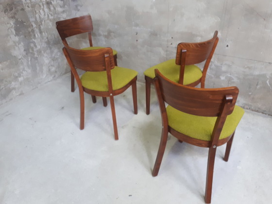 Image 1 of 4 groene stoelen 