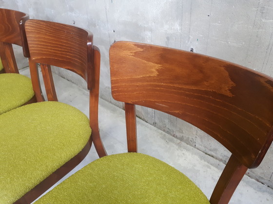 Image 1 of 4 groene stoelen 