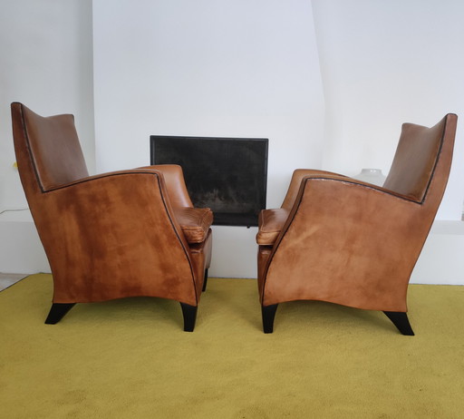 2x Bart van Bekhoven fauteuil