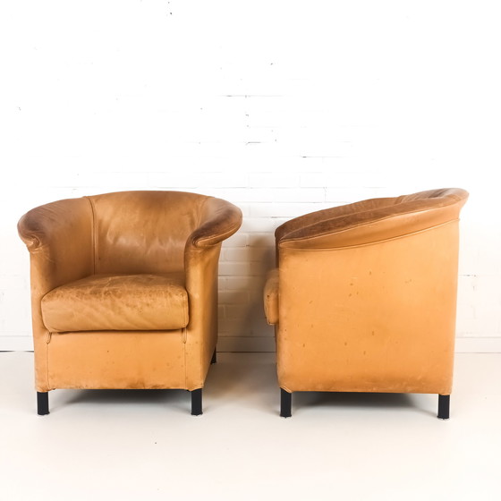 Image 1 of 2x vintage club fauteuil Paulo Piva 