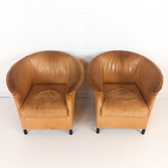 Image 1 of 2x vintage club fauteuil Paulo Piva 