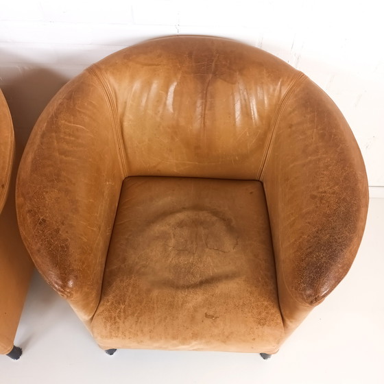 Image 1 of 2x vintage club fauteuil Paulo Piva 