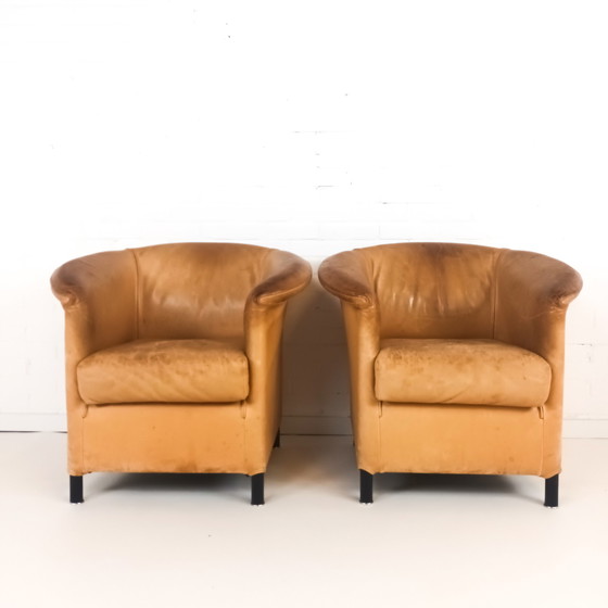 Image 1 of 2x vintage club fauteuil Paulo Piva 