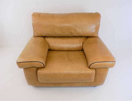 Image 1 of Roche Bobois lederen fauteuil