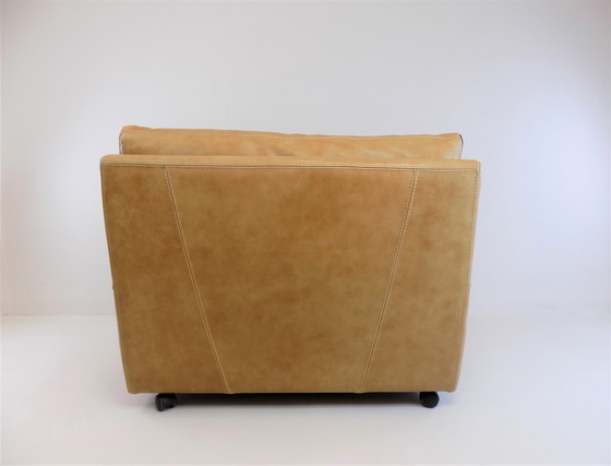 Image 1 of Roche Bobois lederen fauteuil