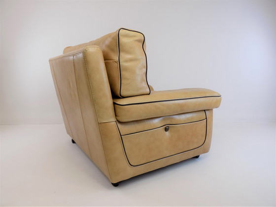 Image 1 of Roche Bobois lederen fauteuil