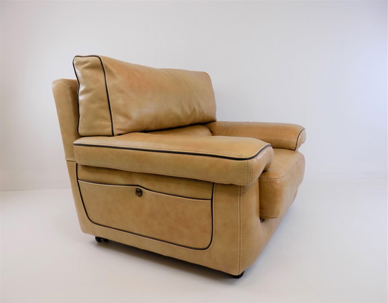 Image 1 of Roche Bobois lederen fauteuil