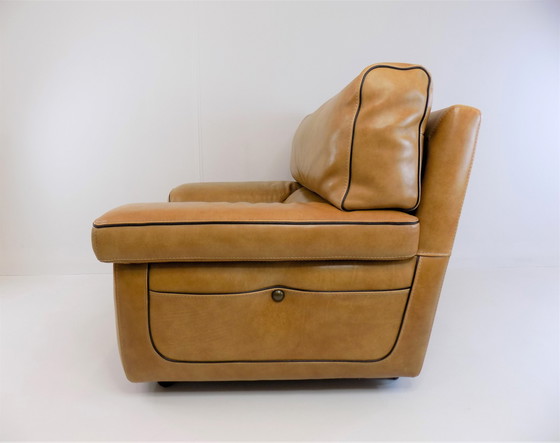 Image 1 of Roche Bobois lederen fauteuil