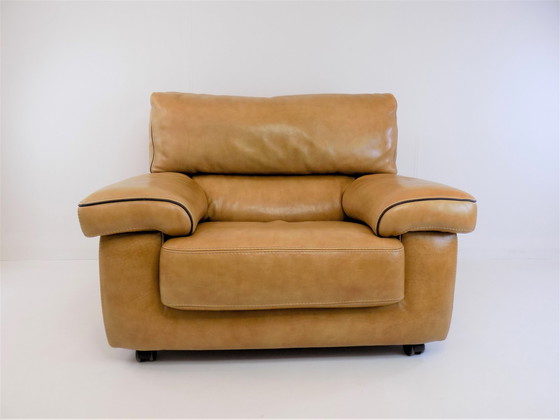 Image 1 of Roche Bobois lederen fauteuil