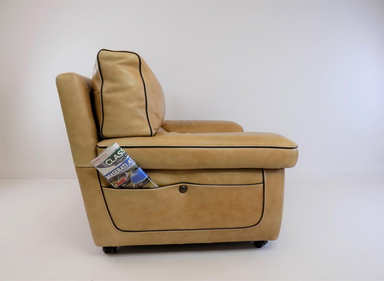 Image 1 of Roche Bobois lederen fauteuil