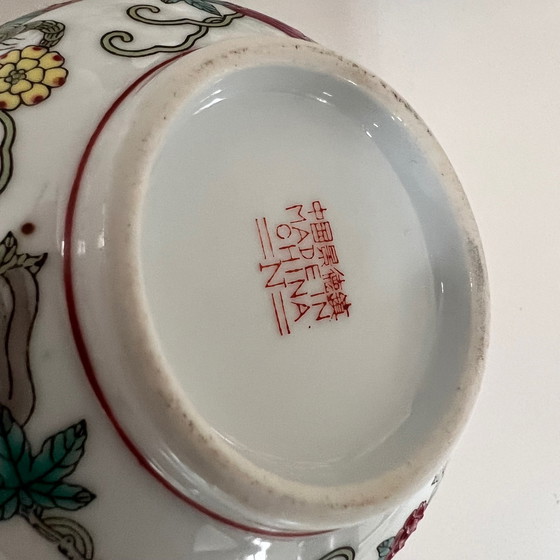 Image 1 of 7x Chinese soepkommen + lepels