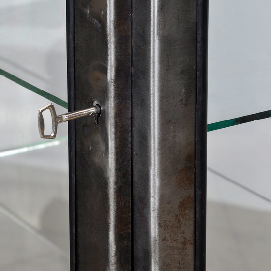 Image 1 of Vintage medische kast van Glas en IJzer , jaren 70