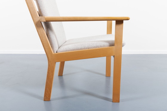 Image 1 of Getama fauteuil met hoge rugleuning GE 284A van Hans Wegner