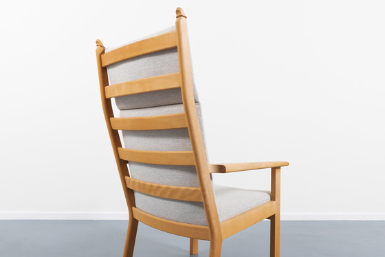 Image 1 of Getama fauteuil met hoge rugleuning GE 284A van Hans Wegner