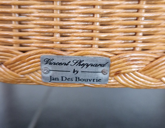 Image 1 of Jan des Bouvrie Vincent Sheppard Lloyd Loom fauteuil