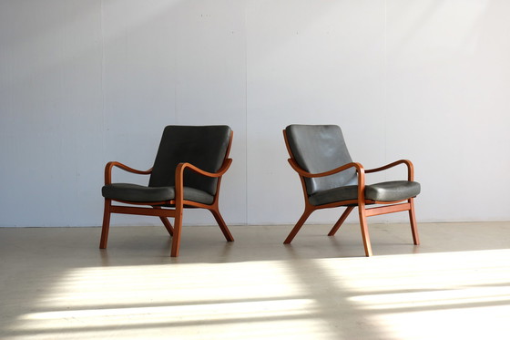 Image 1 of vintage Skalma fauteuils, set van 2. 